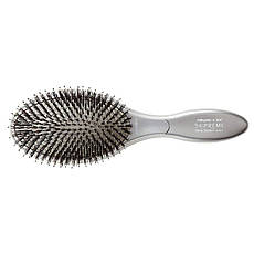 Щітка масажна Olivia Garden Expert Care Oval Boar&Nylon Bristles Silver