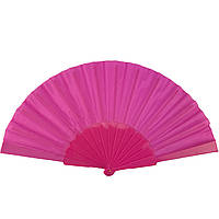 Віяло ручне для танцю 23х43 см рожеве (В1565)