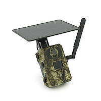 4G Фотопастка F-802 3MP-фото/3МР-відео 120 кут .слот під SD карту. Батарея 7800мА сонячна панель APP-UBOX