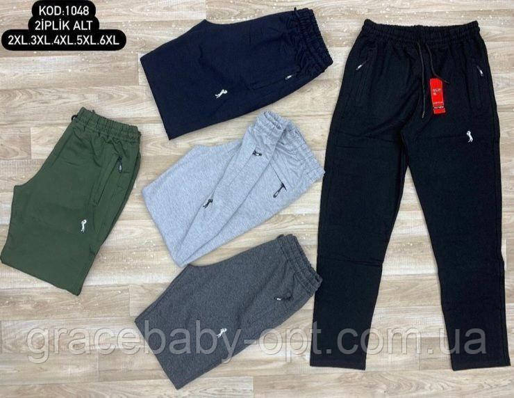 Спортивні штани чоловічі оптом, 2XL-6XL рр, No Nk-1048, фото 1
