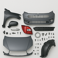 Комплектуючі для елементів кузова автомобілів