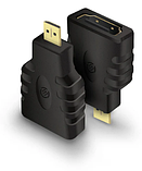 Перехідник HDMI (мама) Micro HDMI (тато) Адаптер, фото 2