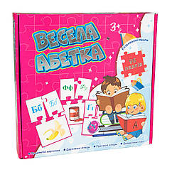 Пазли STRATEG 525 навчальні Весела абетка розвиваючі