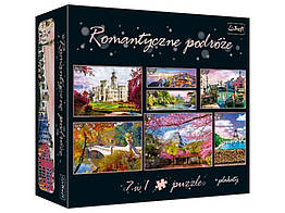 Пазли Trefl 7в1 - Романтична подорож