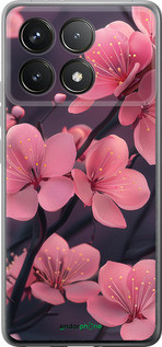 Чохол на Xiaomi Redmi K70 Пурпурова сакура "6075u-3799-72104", фото 1