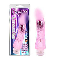 Розовый гелевый вибратор Glitters Mr.Right ssmag.com.ua