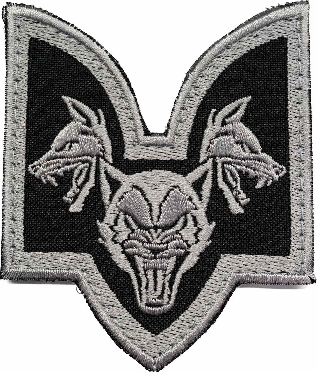 Шеврон Вовки Да-Вінчі чорний, фото 1