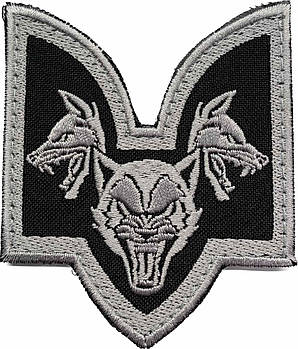 Шеврон Вовки Да-Вінчі чорний