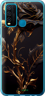 Чехол на Vivo Y30 Роза 3 "5552u-2154-72104", фото 1