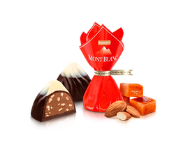 Шоколадні цукерки Roshen Монблан з карамелізованим мигдалем 250 г