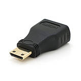 Перехідник HDMI (мама) Mini HDMI (тато) Адаптер, фото 2