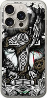 Чехол на iPhone 16 Pro Тату Викинг "4098u-3708-72104"