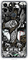 Чохол на Infinix Smart 6 Тату Вікінг "4098sp-2758-72104"
