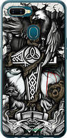 Чехол на Oppo A5S Тату Викинг "4098u-1892-72104"