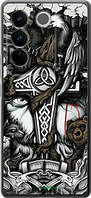 Чехол на Vivo S16 Pro Тату Викинг "4098u-3123-72104"