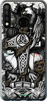 Чохол на Tecno Camon 12 CC7 Тату Вікінг "4098u-2432-72104"