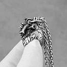 Чоловічий кулон підвіска з ланцюжком STEEL HEART на шию з медичної сталі під срібло з Серцем, фото 2