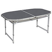 Стіл Bo-Camp Case Model Oval 150x80 cm Grey (1404399)