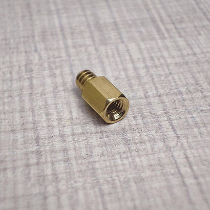 Стійка для материнської плати ПК 20шт внутр. М3, зовнішн. M3.5х0.8, #6-32 латунь, фото 1