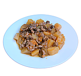 Картопля з соєвим м'ясом та овочами, веганська, МАРКЕЛ, 350г, фото 2