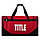 Спортивна сумка TITLE Boxing Deluxe Gear Bag червона для боксу фітнесу активного відпочинку 70 літрів, фото 6