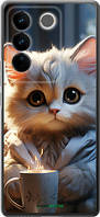 Чехол на Vivo S16 Pro White cat "5646u-3123-72104"