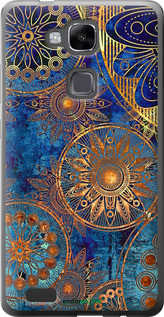 Чохол на Huawei Ascend Mate 7 Золотий візерунок "678u-140-72104", фото 1