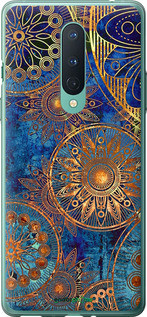 Чохол на OnePlus 8 Золотий візерунок "678u-1902-72104", фото 1