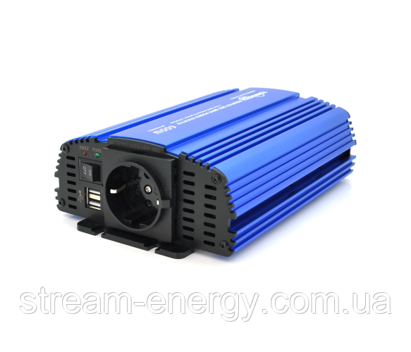Інвертор напруги Tommatech MS-600, 24V/220V, 600W з апроксимованою синусоїдою, фото 1
