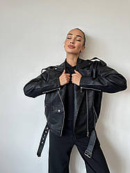 Жіноча курточка; Колір: чорний; Розміри: Розмір: 42-46,48-52 ;