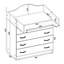 Пеленальний комод №1, фото 5