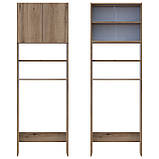 Шафа для пральної машини Doros Лола Міні Дуб Евок ДСП 64х26.6х190. Тумба під пральну машину, фото 3