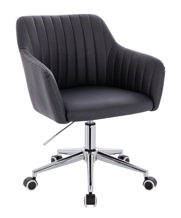 Крісло на колесах HR190K, чорне