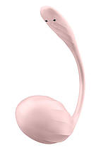 Вібратор в трусики Satisfyer Ribbed Petal з додатком та пультом, рожевий, фото 2