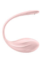 Вібратор в трусики Satisfyer Ribbed Petal з додатком та пультом, рожевий, фото 3