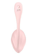 Вібратор в трусики Satisfyer Ribbed Petal з додатком та пультом, рожевий, фото 5