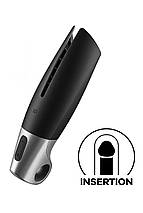 Смарт-мастурбатор Satisfyer Power Masturbator для використання на верхній половині пеніса, чорний, фото 2