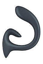 Вібратор для стимуляції точки G та клітора Satisfyer G for Goddess 1 темно-сірий, фото 3