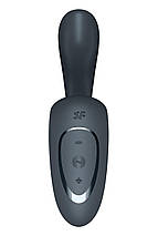 Вібратор для стимуляції точки G та клітора Satisfyer G for Goddess 1 темно-сірий, фото 4