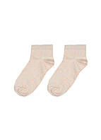 Набір жіночих однотонних укорочених шкарпеток NSV-893 Бежевий р.23 розмір ноги 35-37 см (90893) у комп.6 пар