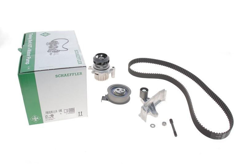 Помпа + комплект ременя ГРМ SEAT EXEO, SKODA SUPERB, INA (530054630), фото 1