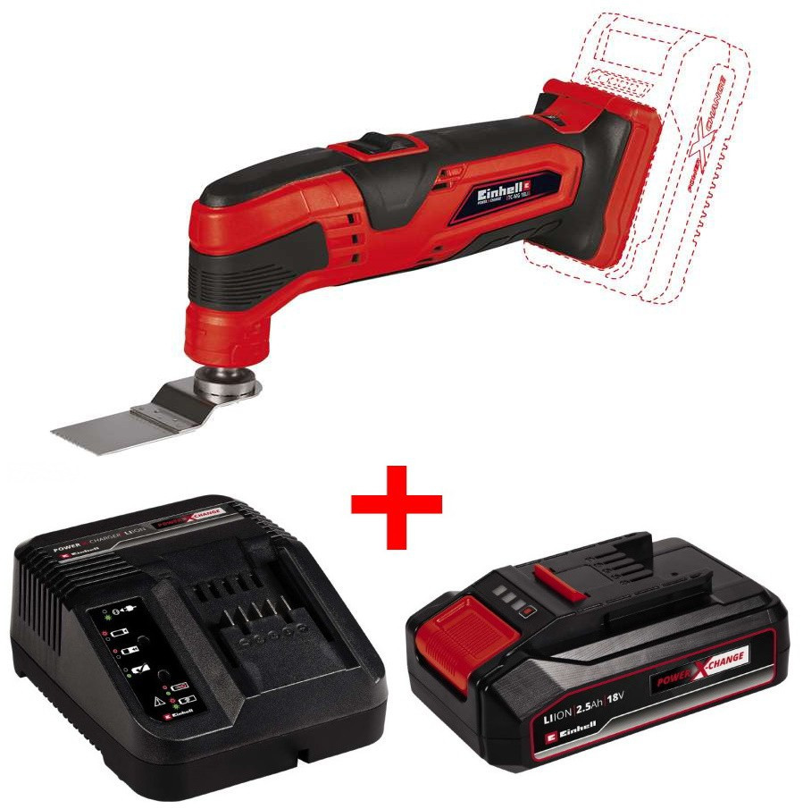 Багатофункціональний інструмент(реновитор) акумуляторний Einhell TC-MG 18 Li(Безкоштовна доставка), фото 1