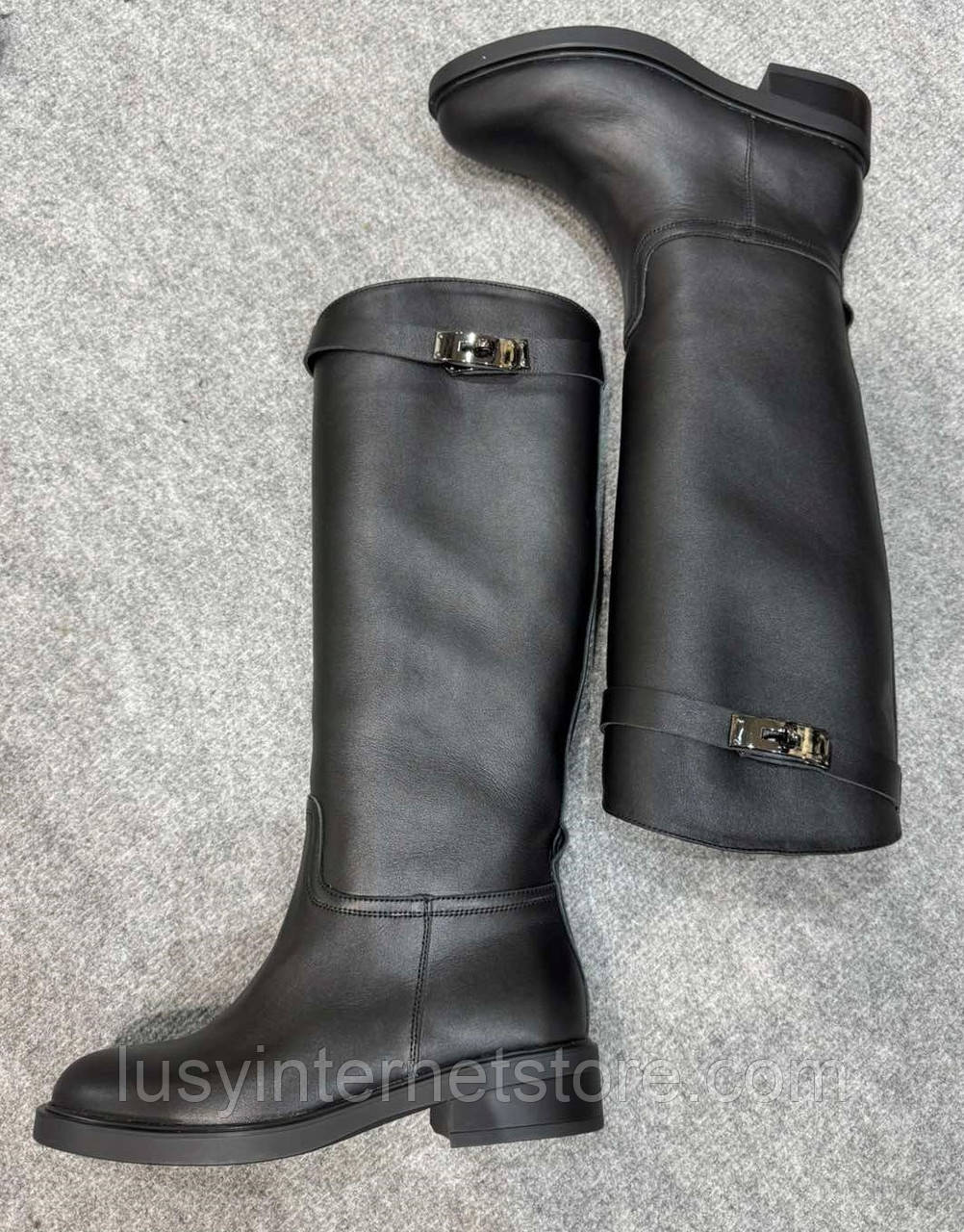 Чоботи зимові жіночі на підборі від виробника модель КЛ25-208, фото 1