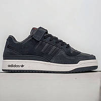 Adidas Forum Low •Dark Grey White•