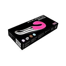 Вібратор для точки G Chisa Amanda метал та силікон, срібно-рожевий, фото 4