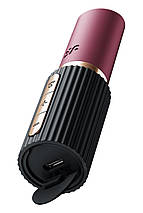 Вібратор у формі помади Satisfyer Pro 2 Kiss з вакуумною стимуляцією, червоний, фото 4