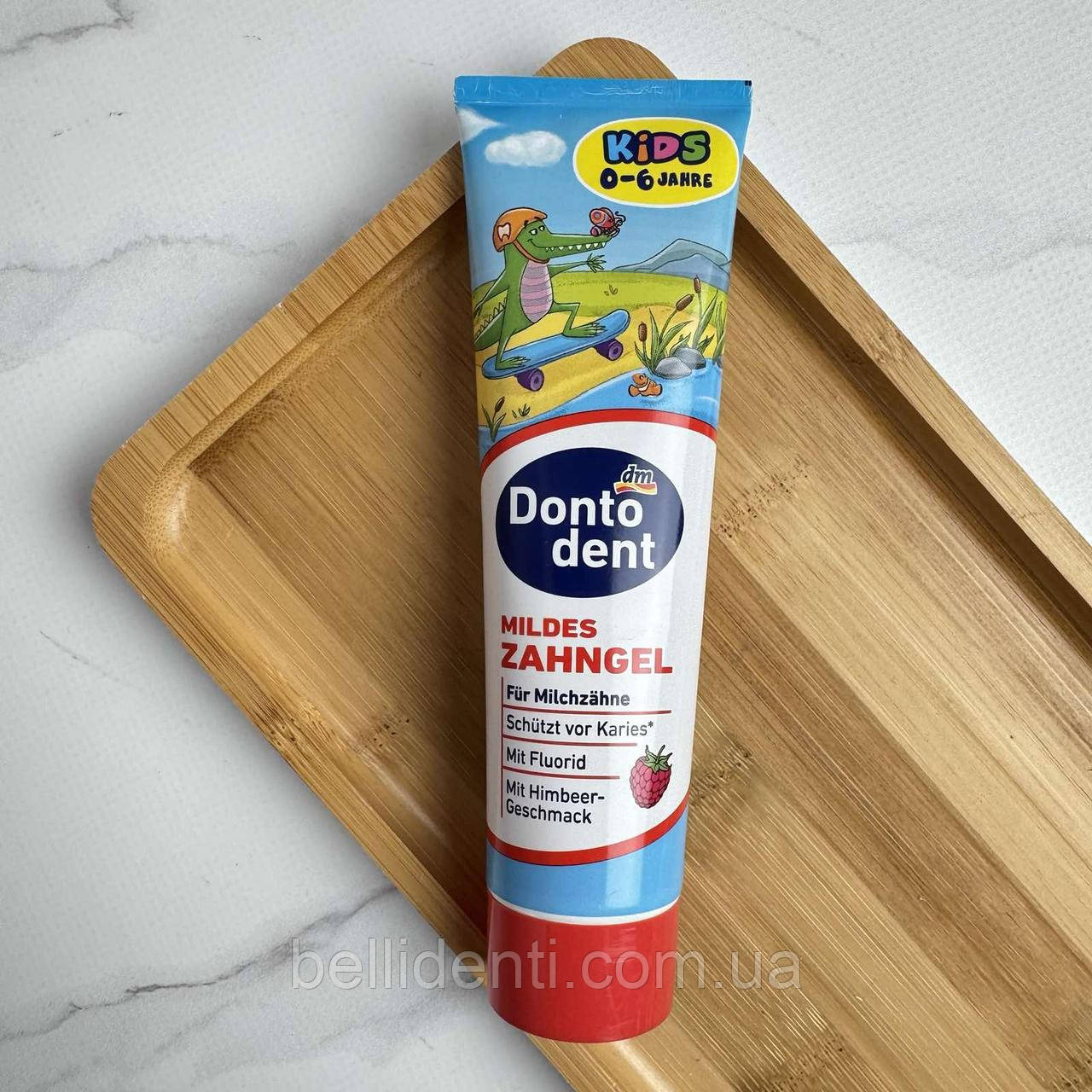 Дитяча зубна паста Dontodent Kids до 6 років (фтор 1000 ppm), 100 мл