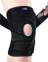 Ортопедичний наколінник ABYON з бічними стабілізаторами та гелевою подушкою, для чоловіків та жінок 58-66 см.