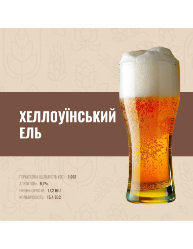 Зерновий набір "Хеллоуїнський Ель" на 10 літрів, фото 1