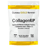 CollagenUP California Gold Nutrition 206 г морський колаген, гіалуронова кислота, вітамін С